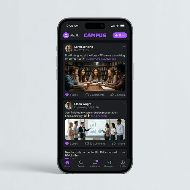 Campus App Mockup
